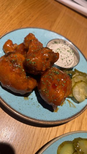 Cauli buffalo wings   at Wholesome Junkies in Manchester