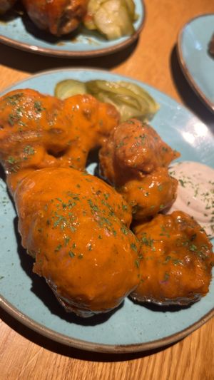 Cauli buffalo wings   at Wholesome Junkies in Manchester