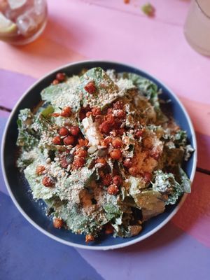Caesar Salad at Wholesome Junkies in Manchester
