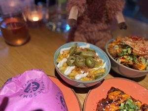 Mac n cheesee  at Wholesome Junkies in Manchester