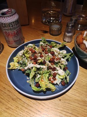 Caesar salad at Wholesome Junkies in Manchester