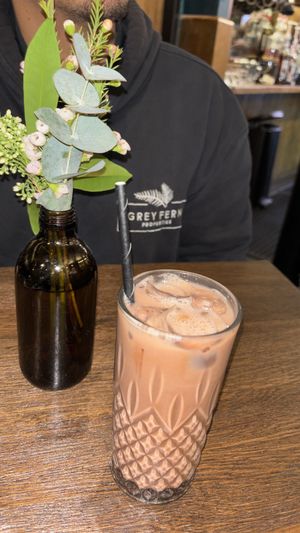 Iced chocolate   at Wholesome Junkies in Manchester