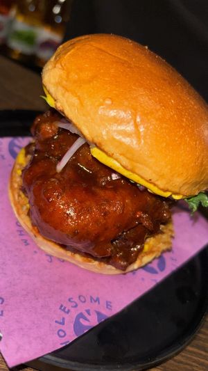 Cauli burger   at Wholesome Junkies in Manchester