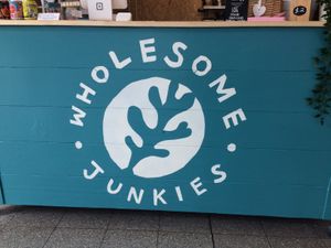 Counter front  at Wholesome Junkies in Manchester