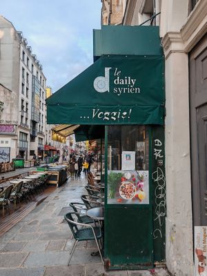 Facade at Le Daily Syrien Veggie in Paris