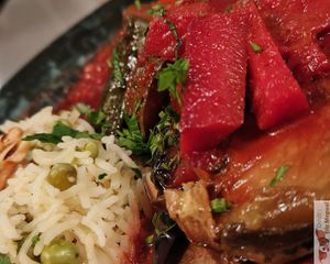 Menu of the day,  at Le Daily Syrien Veggie in Paris