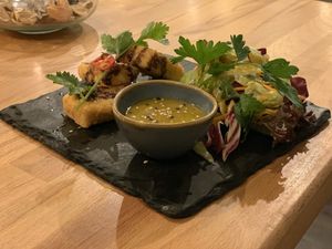 Fried Tofu at Moon in Berlin