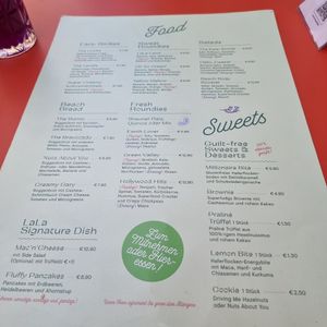 Menü at The Lala in Vienna