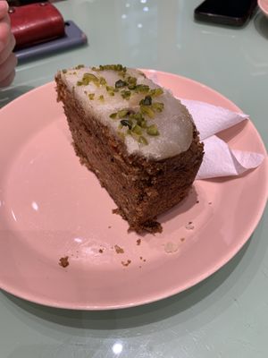 Carrot cake (a big piece!)  at The Lala in Vienna