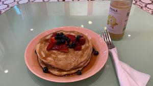 Best pancakes ever and very friendly!! at The Lala in Vienna