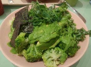 Green bowl at The Lala in Vienna