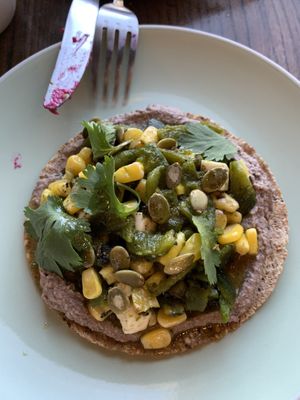 Tostada  at Ila Barú in Chihuahua