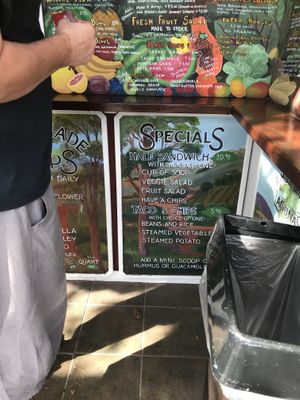 Then there are the specials at The Stand Natural Foods in Laguna Beach