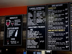 Menu part one at iJava - Delmas in San Jose