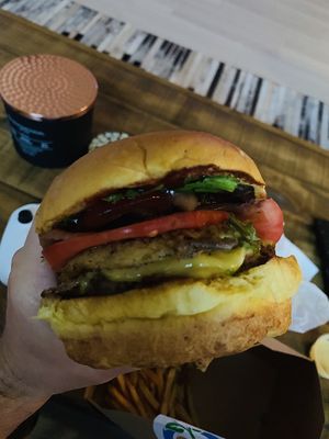 Amazing burgers! at Vegan On The Go in Oakland Park