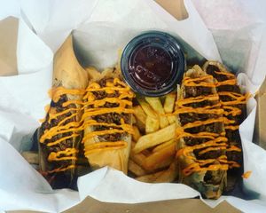 Vegan Impossible Egg Rolls at Vegan On The Go in Oakland Park