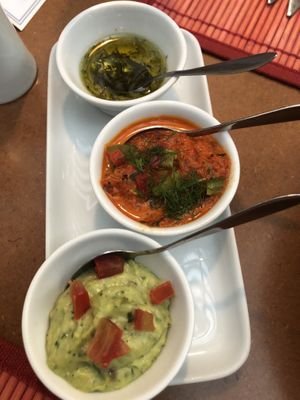 dips  at Avocado in Crete