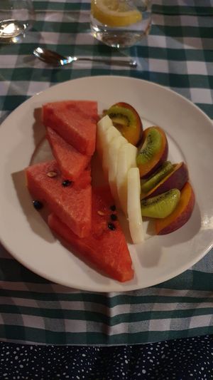 Fruits of the season at Avocado in Crete