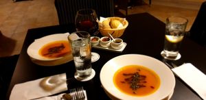 Soup at Avocado in Crete