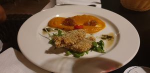 Gemüse Schnitzel at Avocado in Crete