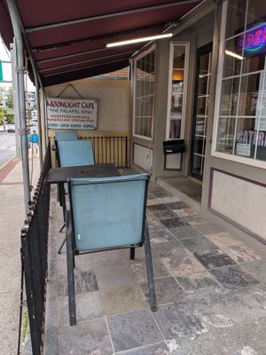 Moon Light Cafe storefront at Moon Light Cafe in New Paltz