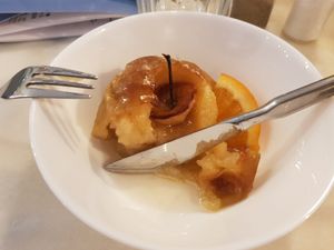 Baked apple at Cuvi in Barcelona
