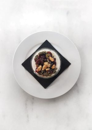 iogurt amb fruits secs at Cuvi in Barcelona