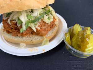 Pulled jackfruit  at Fork My Life in Sarasota