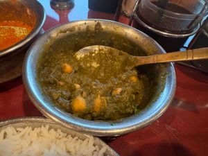 Channa Saag at India Oven in Cathedral City