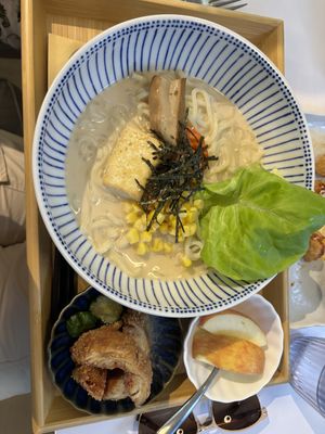 Sasame ramenn  at Shū Màn 蔬漫蔬食料理 - Suman in New Taipei City