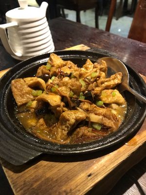 tofu stew at Sum Yuen Buddhist Vegetarian Restaurant in Macau