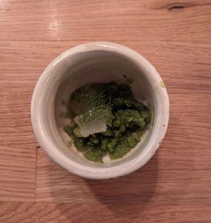 To clear our palette ahead of the mains at Fino in Gdansk