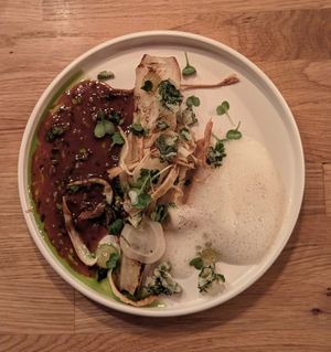 Everything parsnips, so many amazing flavours from one vegetable at Fino in Gdansk