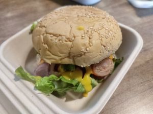 Beet burger at Planted - Cloud Kitchen in Metro Manila