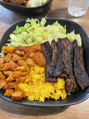 Rice bowl bacon (made of eggplant )  at Planted - Cloud Kitchen in Metro Manila