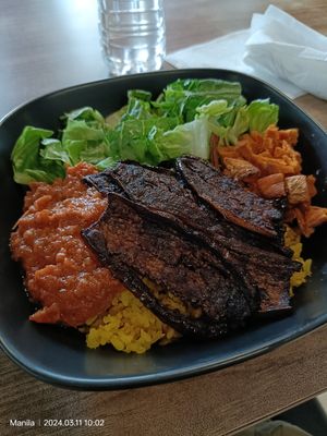 "bacon" rice bowl at Planted - Cloud Kitchen in Metro Manila