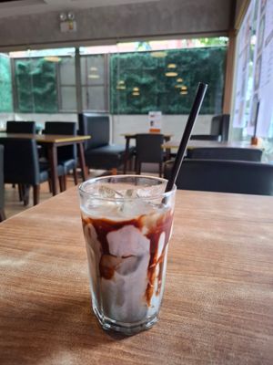 Oat milk matcha latte at Planted - Cloud Kitchen in Metro Manila