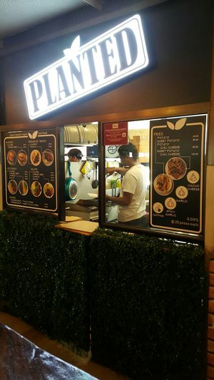 Tiny booth😍 at Planted - Cloud Kitchen in Metro Manila