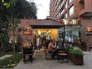 From outside  at OGGI in Santiago