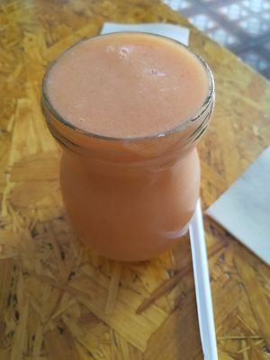 Mixed fruit smoothie at Cafe La Lola  in Gran Canaria