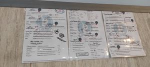 La carta, la de la izquierda es toda vegana at Cafe La Lola  in Gran Canaria