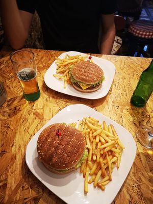 Vegan Burger at Lola's at Cafe La Lola  in Gran Canaria