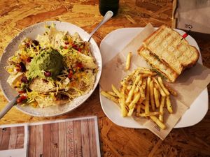 Vegan Nachos at Cafe La Lola  in Gran Canaria