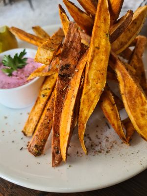 Sweet Potatoe Fries at Orenda in Beirut