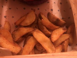 Side potatos  at Flower Burger in Bologna