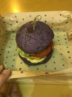 delish burger at Flower Burger in Bologna