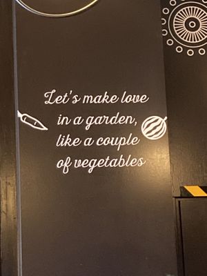 Let's make love!! at Flower Burger in Bologna