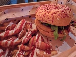 De temporada, de calabaza con setas at Flower Burger in Bologna