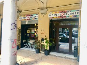 The venue  at Flower Burger in Bologna