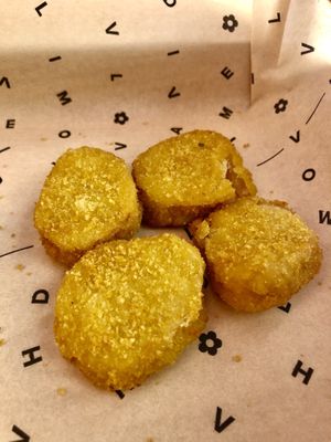 Flower nuggets  at Flower Burger in Bologna